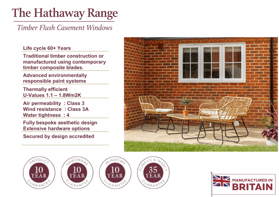 Timber Flush Casement Windows 
