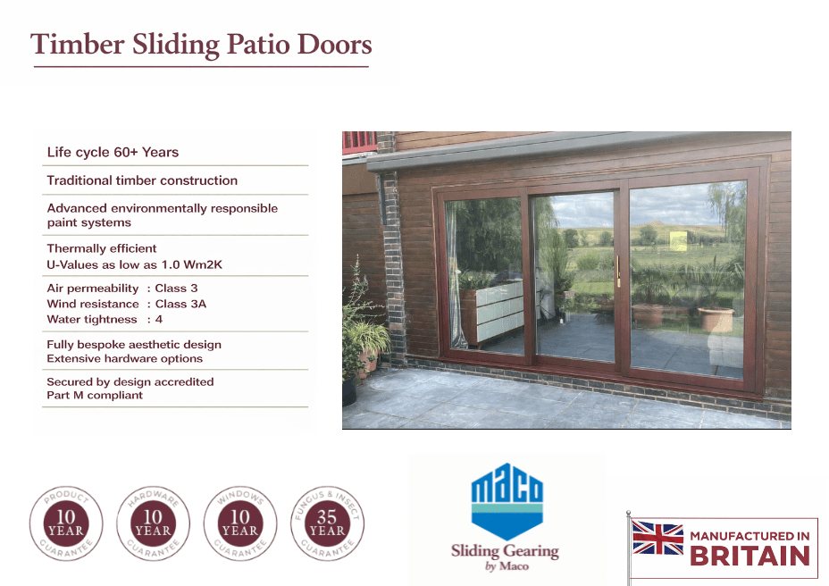 Timber Sliding Patio Doors