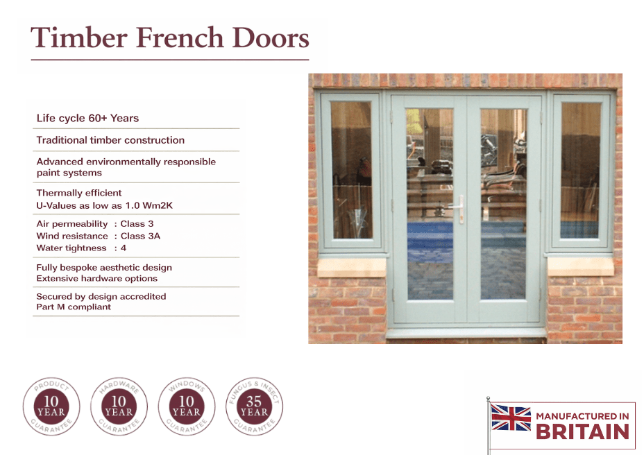 Timber French Doors