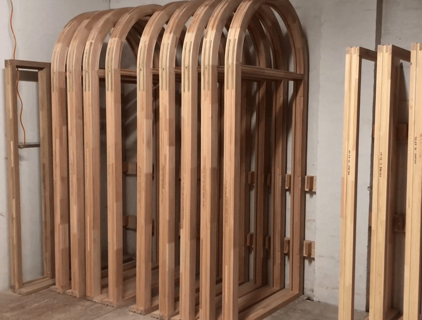 Arched frenc doors british joinery