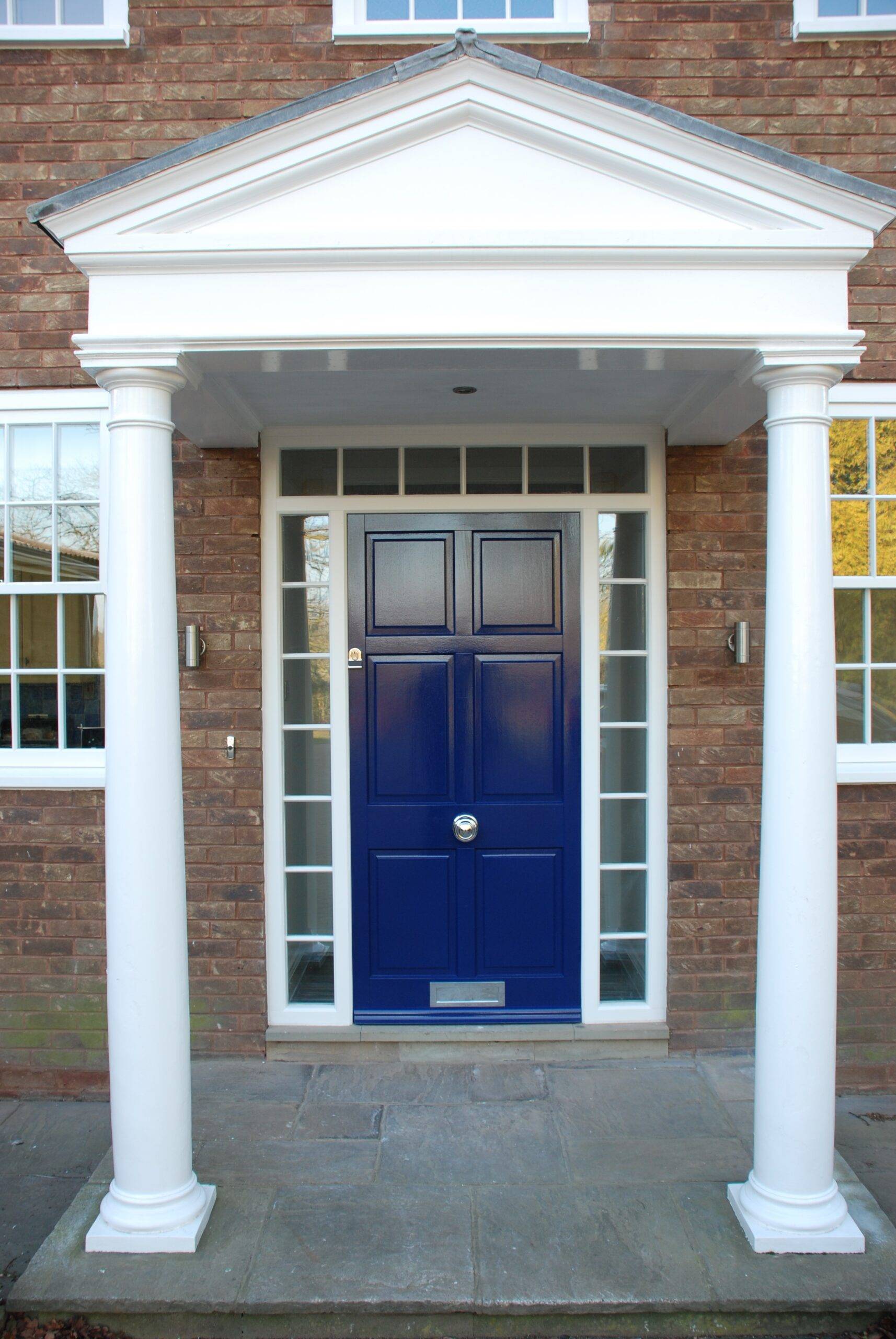 timber front door